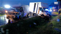 Zderzenie volkswagena z iveco. 72-latek wymusił pierwszeństwo