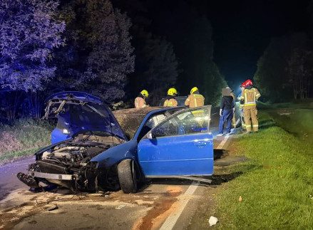 Wypadek podczas wyprzedzania